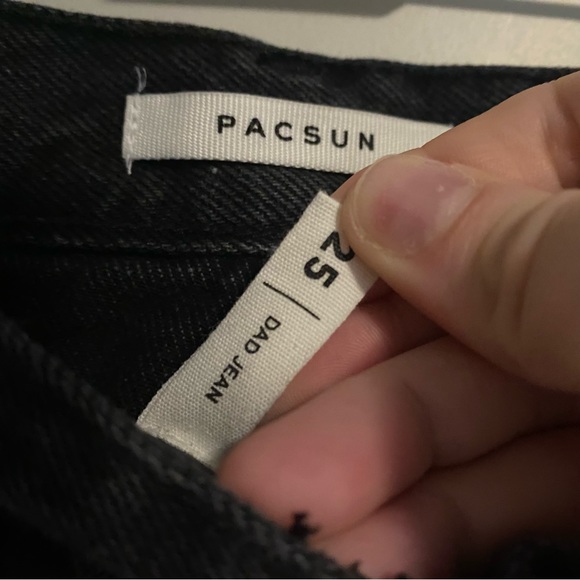 Pacsun Dad Jeans Ripped Knee - Picture 3 of 4